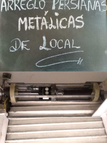 arreglo persianas metálicas